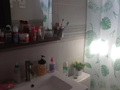 a bathroom with a sink and a mirror at Chelsie 402 in Bayahibe