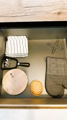 a drawer with a knife and other items in it at Beautiful Star of the Caribbean - Apartment Estrella Dominicus Bayahibe in La Laguna