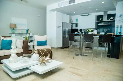 Gallery image of 3 BR First Line Beach apt at playa bonita El paraíso building 102 in Las Terrenas