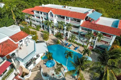 an aerial view of the resort at Villa Campo Sosúa - Apartamento in Sosúa