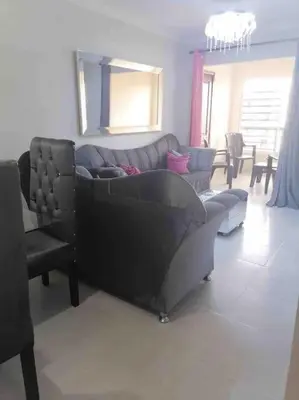 a living room with a couch and some chairs at La maravilla y comodidad al máximo in La Javilla