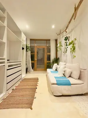a living room with a couch in a room at Villa Vista in Las Terrenas