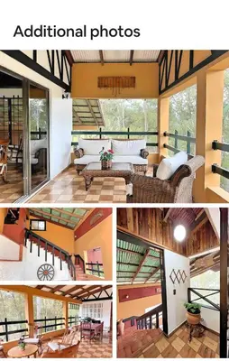 a collage of photos of a house at Vintage Cabin GB in Constanza