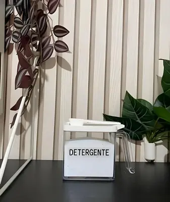 a container with the word deterioration sits on a table at Stylish 3BR,2BA in Santo Domingo Este in Mendoza