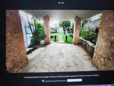an image of an alley of a house with stone pillars at Villa Los Corralillos in Cabrera