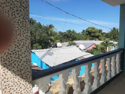 a view from the balcony of a house at Una tarde trankilo in Sabana de Nisibón