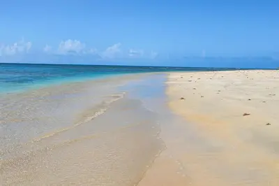 a sandy beach with the ocean in the background at Ocean Front Escape in Las Terrenas