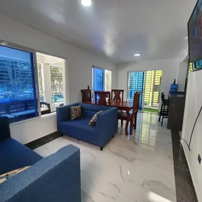 Apartment in front of beach