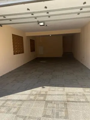 an empty room with a tile floor and a ceiling at Villa Barias in Las Calderas