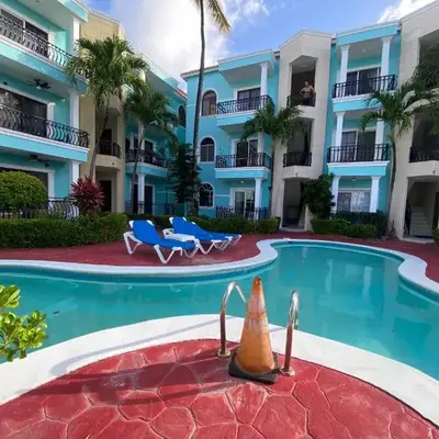 Amazing apartment pool and beach life in los corals punta cana