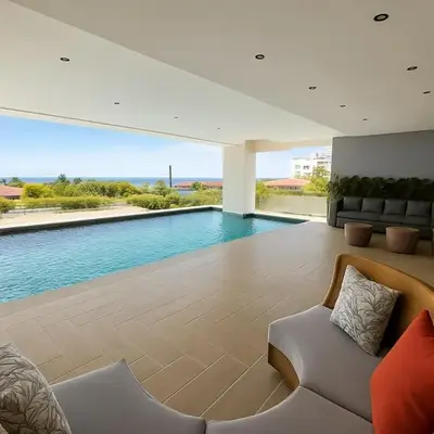 Apto céntrico con piscina