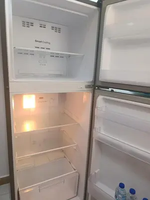 an open refrigerator with its door open and its at Comfort, safety and close to everything in Los Paredones