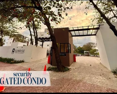 a building with a sign that reads security certified control at Brand New Condo-Sunrise in Puerto Plata