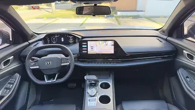 a view of the inside of acedes benz car at Luxury Apartment- PRIVATE Patio & BBQ- Near Airport in Santiago de los Caballeros