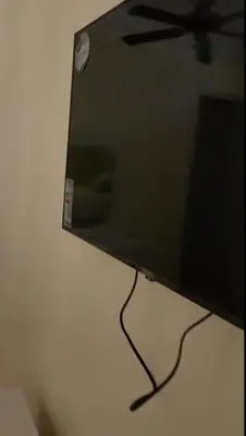 a flat screen tv hanging on a wall at Kass Luxe in Colorado