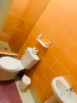 a bathroom with a toilet and a sink at Apartamento Mariela 4 in San Felipe de Puerto Plata