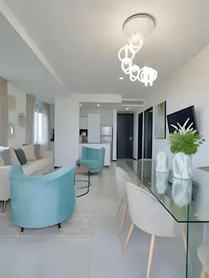 Gallery image of Beachside 1BDR Dreamy Apt.| BBQ + Pool & Sea View in Juan Dolio