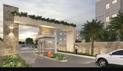 a rendering of a car parked in front of a building at Apartamento muy cerca de la embajada Americana in Santo Domingo
