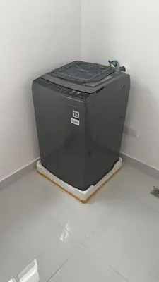 a black cpu sitting on a shelf in a room at Residencial HH in Santiago de los Caballeros
