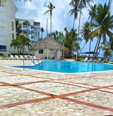 a pool at the resort at comfortable apartment in La Puntica de Juan Dolio