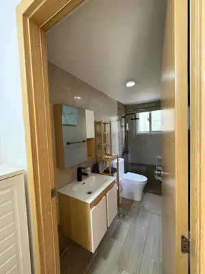 a bathroom with a sink and a toilet at Boca paraiso in Boca Chica