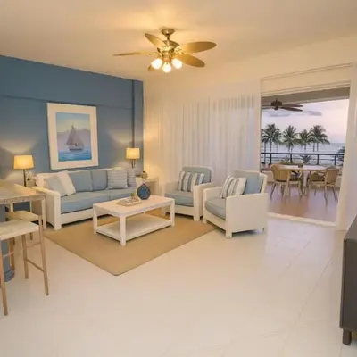 Stunning Beachfront 2BR Condo in Juan Dolio