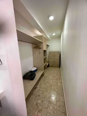 a small room with a hallway with a closet and a room with at Puerto Plata, beach Pent house in Maggiolo