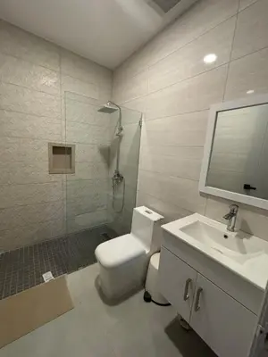 a bathroom with a shower and a toilet and a sink at Your space luxury in naco in Colorado