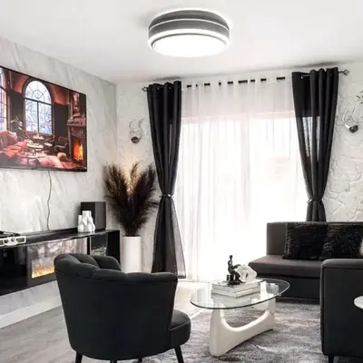 Comfy & Secure Modern 2BR Apartment just 5 minutes from Airport in Boca Chica