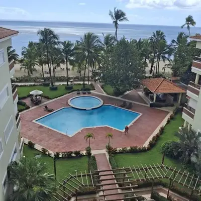 Apartment facing the Caribbean Sea