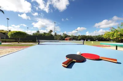 two skateboards laying on top of a ramp at Grand Palladium Select Bávaro - All Inclusive in Punta Cana