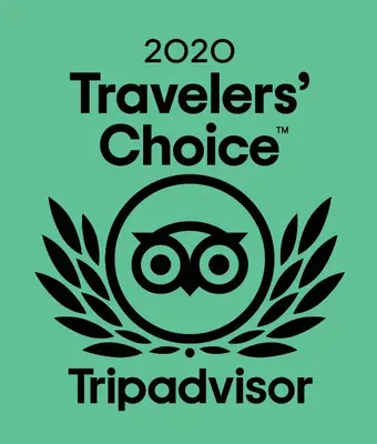 a logo for the travelers choice triadvisor at Casa Valeria Boutique Hotel in Sosúa