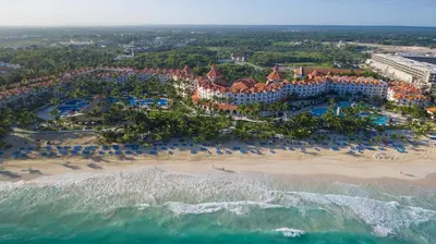 an aerial view of the disneyland resort at Occidental Caribe - All Inclusive in Punta Cana