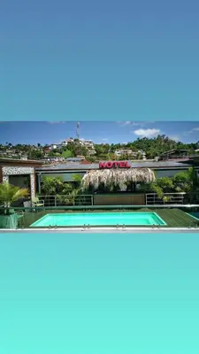 a view of a swimming pool at a resort at Nilka Hotel Boutique in Santa Bárbara de Samaná