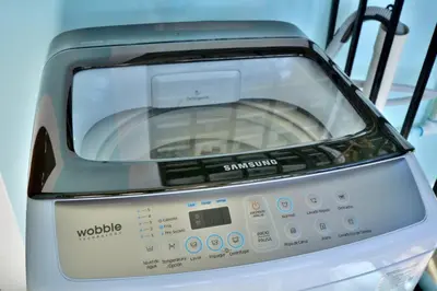 a close up of a parking meter with a toaster at Villa Alégria in Santa Bárbara de Samaná