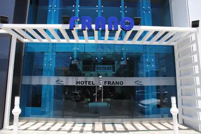 a store front of a hotel roma building at Hotel Frano Romana Center in La Romana