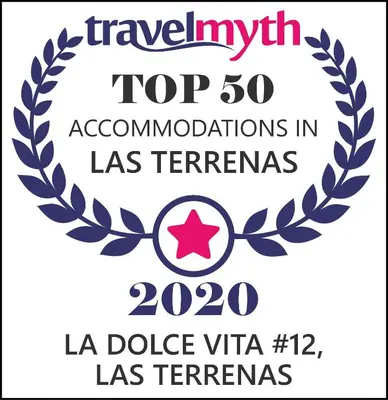 a logo for the top organizations in las terrazas at La Dolce Vita 12 Beachfront Hotels, Las Terrenas, Samana in Las Terrenas