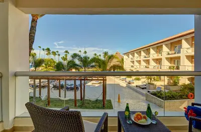 a view of the beach from a hotel balcony at Royalton Punta Cana, An Autograph Collection All-Inclusive Resort & Casino in Punta Cana