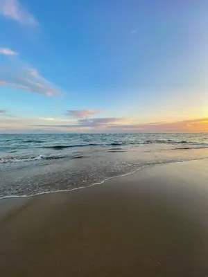 a beach with the ocean and the shoreline at Xeliter Green One Playa Dorada in San Felipe de Puerto Plata