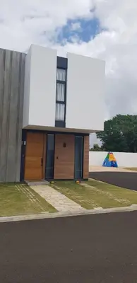 a building with a large sign on top of it at Townhouse with Private Pool and nearby beaches in Punta Cana