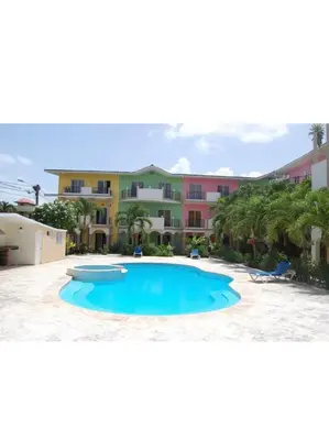 an image of a swimming pool at a resort at Espectacular BZII, bayahibe in Bayahibe