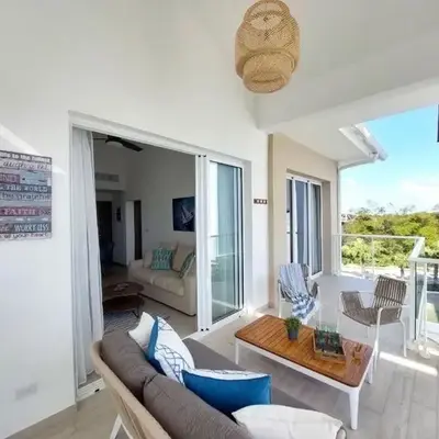 Hard Rock Golf Cozy 1BR • Pool & Golf Views