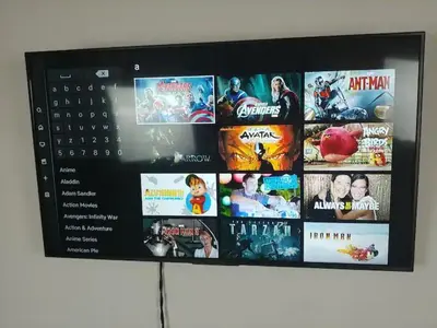 a computer screen with many movies on it at Dominican Suite 2, Increíble apto. cama king (DS2) in San Felipe de Puerto Plata