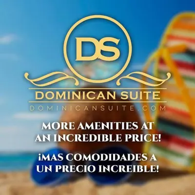 a sign for the dominican surfombsitute with a beach at Dominican Suite 11, Amazing Apt/Studio (DS11) in San Felipe de Puerto Plata