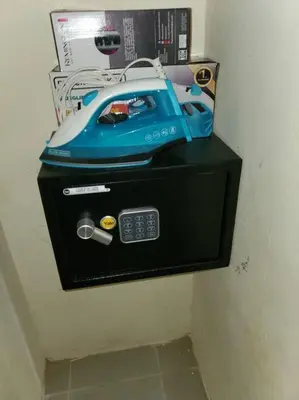 a toy telephone sitting on top of a wall at Dominican Suite 11, Amazing Apt/Studio (DS11) in San Felipe de Puerto Plata