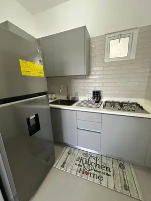 a kitchen with a sink and a stove top oven at Esprit Caribbean Bayahibe in Bayahibe
