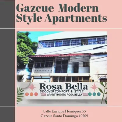 a flyer for the savage modern style apartments at Departamento Luna en Santo Domingo in Santo Domingo